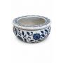 Blue & White Floral Chinese Ceramic Planter