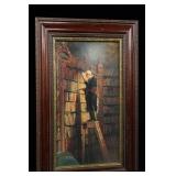 Carl Spitzweg The Bookworm Framed Print