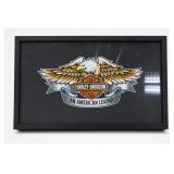 Harley-Davidson Framed Eagle Logo Sign
