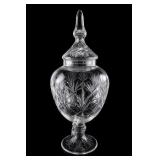 Cut Glass Beverage Dispenser