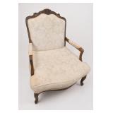 Louis XV Style Upholstered Armchair