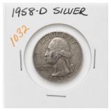 1958-D Washington Quarter, Silver