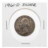 1961-D Washington Quarter, Silver