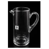 Lava Handmade Clear Glass Pitcher