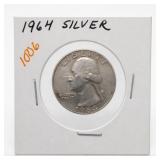 1964 Washington Quarter, Silver