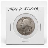 1964-D Washington Quarter, Silver