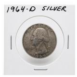 1964-D Washington Quarter, Silver