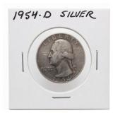 1954-D Washington Quarter, Silver