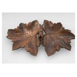 SyracuseWood Carved Floral Wall Plaques, Pair