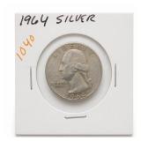 1964 Washington Quarter, Silver