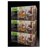 Canopy Crystal Old Fashioned Glasses, 3 Sets of 4