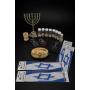 Israel Judaica Lot: Magdala Jars, Bookmarks & Box