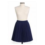 Esprit Essentials Navy Pleated Skirt