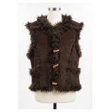 Rave Faux Fur Vest, Size L