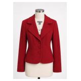 Ann Taylor Red Jacket Size 2 NWT