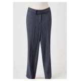 Ann Taylor Gray Pinstripe Dress Pants