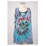 Style Icon Jamaica Me Crazy Tie & Dye Tank XL