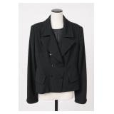 Expressions Black Blazer Jacket Size 8