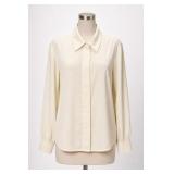 Liz Claiborne Petite 8 Polyester Blouse