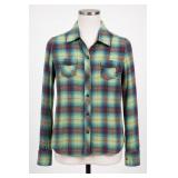 Vans Plaid Long Sleeve Button Shirt Size M