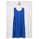 Blue Sleeveless Tank Dress Size XL