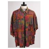 Goouch Abstract Pattern Polo Shirt Size S