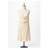 BCBGMAXAZRIA 100% Polyester Cowl Neck Dress S