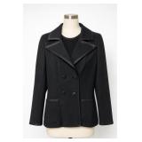 Betty Knit Wool Blend Black Blazer WPL 9422