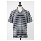 Nautica 100% Cotton Striped Polo Shirt