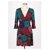 Silk Assets 100% Silk Floral Dress Size 3