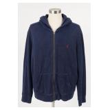 Polo By Ralph Lauren 100% Cotton Zip Hoodie L