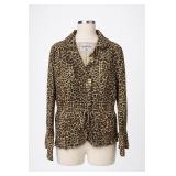 Pamela McCoy Collections Leopard Print Jacket