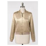 Voice Silk Bomber Jacket Size S