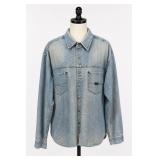 Bugle Boy Jean Co. Denim Shirt Jacket Size L