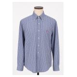 Ralph Lauren L Blue Plaid Button-Up Shirt