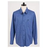 Wrangler George Strait Geo Print Long Sleeve Shirt