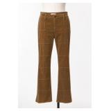 XXII Brown Corduroy Patchwork Pants Style 7298