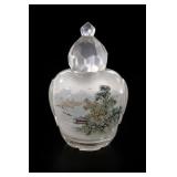 Chinese Reverse-Painted Glass Perfume Bottle