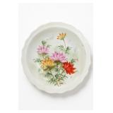 Lefton China Hand Painted Floral Plate