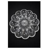 Anchor Hocking Clear Glass Deviled Egg Plate
