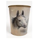 Ruane Manning Horse Wastebasket
