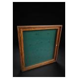 Victorian Style Tiger Oak Display Case