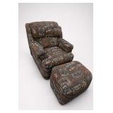 Massoud Frame 118 Jewel Chair & Ottoman