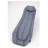 Gray Portable Folding Recliner