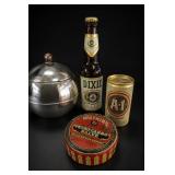 Dixie Bottle, A-1 Can & Watkins Petro-Carbo Tin