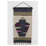 Woven Wall Hanging Abstract Vase Tapestry