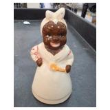 Black Americana Ceramic Chef Figurine