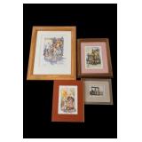 Jody Bergsma 1982 Framed Print Set Of 3