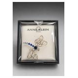 Anne Klein Blue Butterfly Brooch