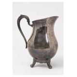 Rogers Silver Company Ornate Footed Pitcher
